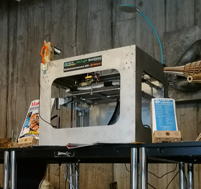2017 - 3D printer “Stahlschweinmammut” (✝ RIP)