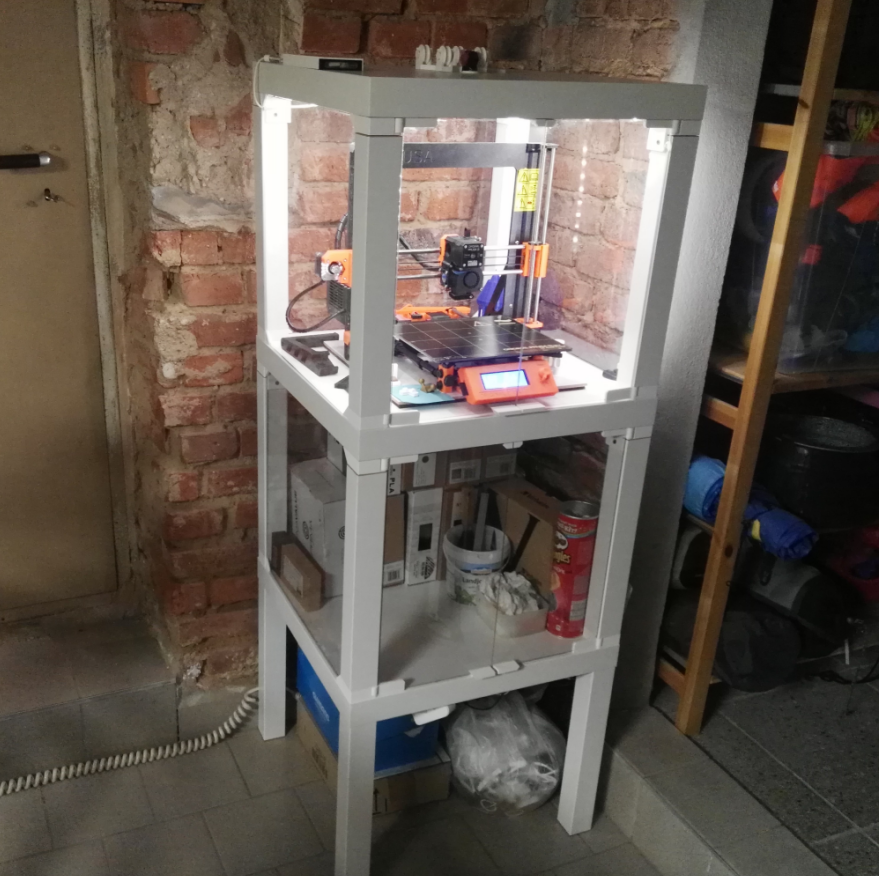 2019 - Prusa 3D printer enclosure DIY