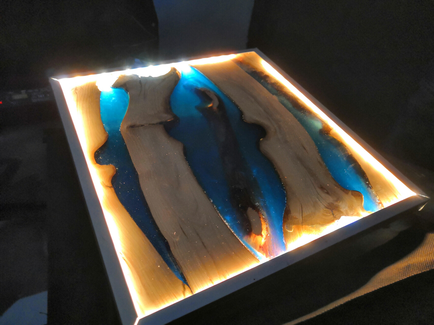 2020 - Illuminated epoxy resin artwork