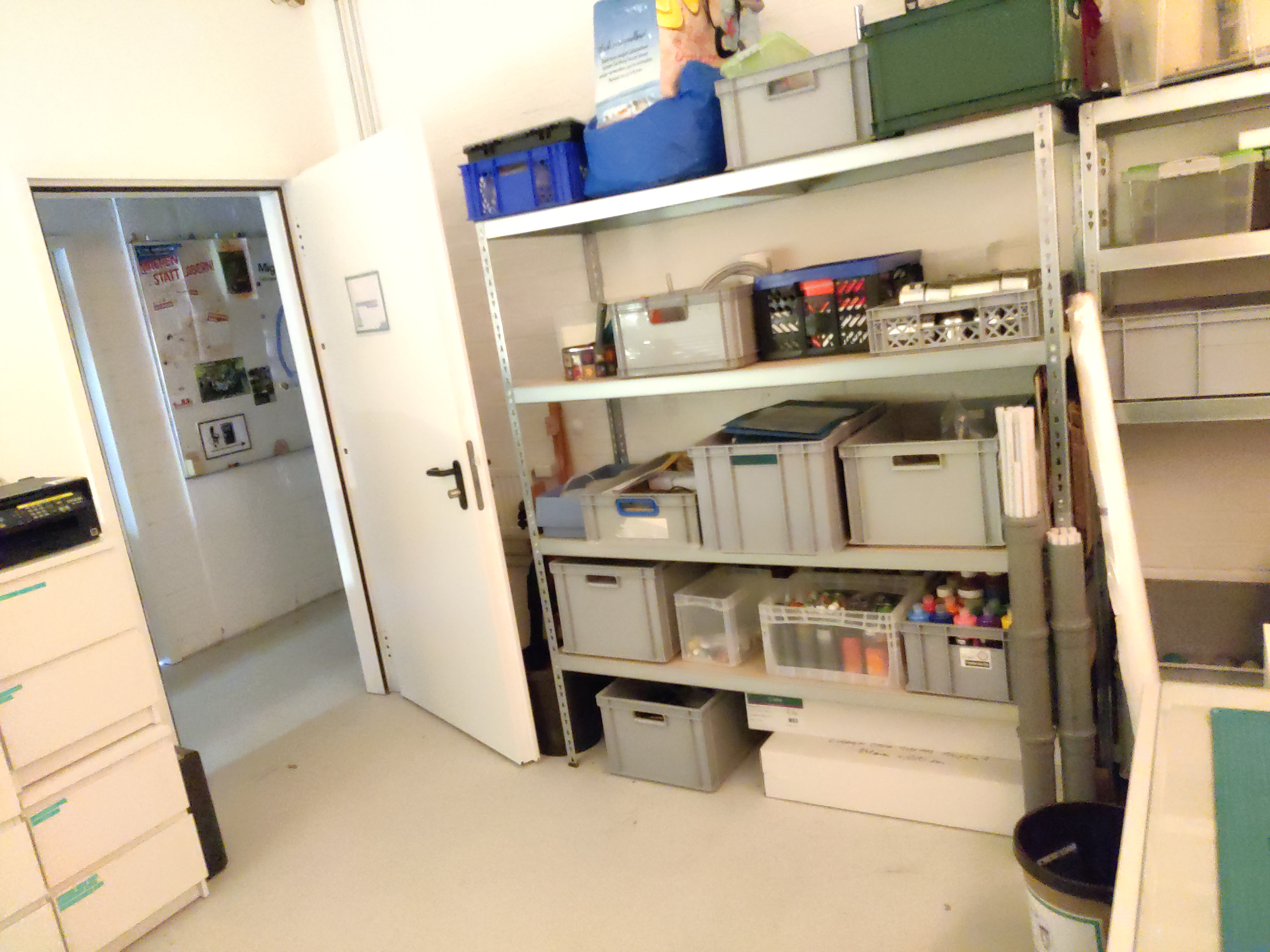 Storage space for materials (workshops, events)