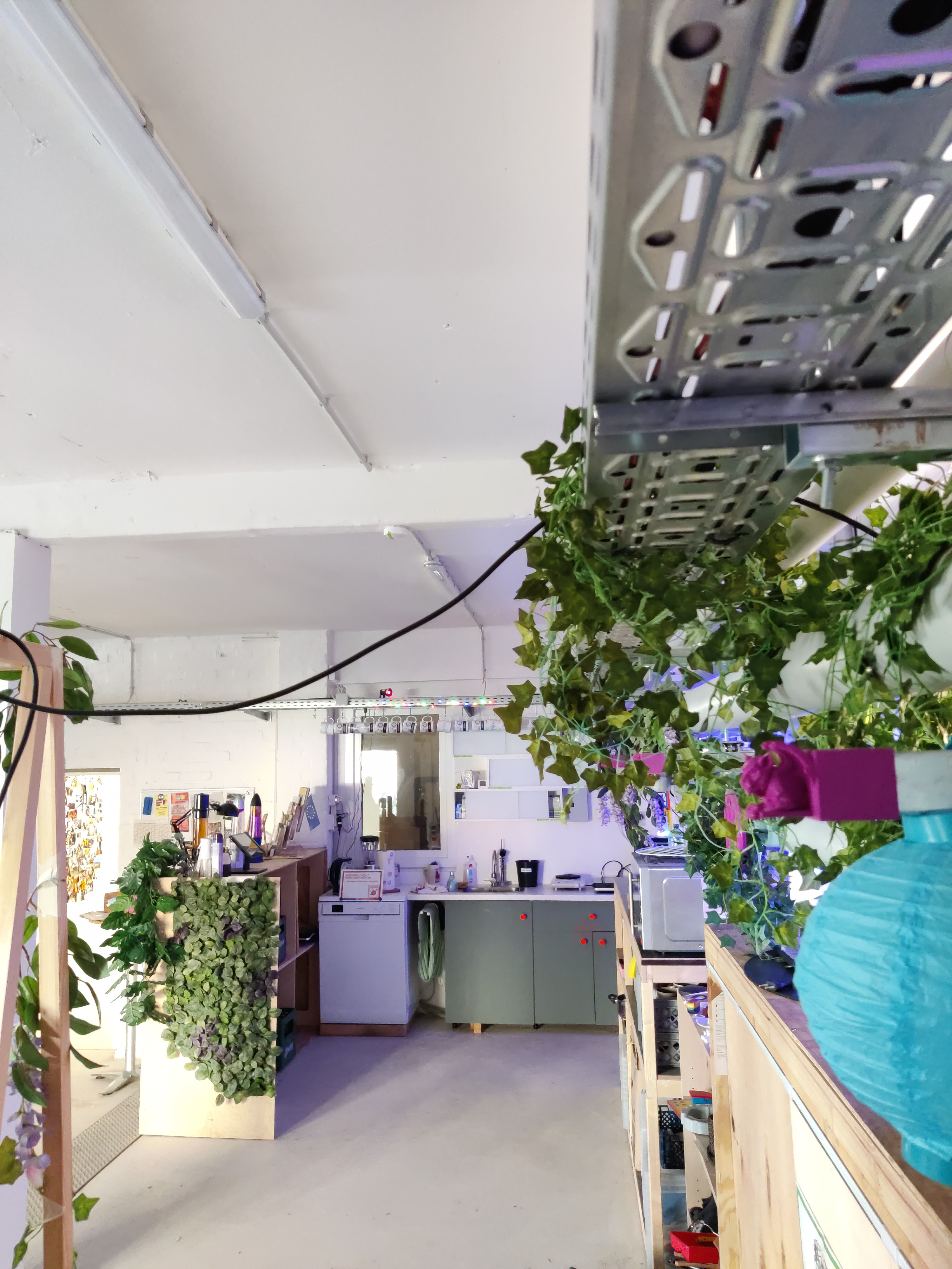 Compact kitchen with sufficient accessories