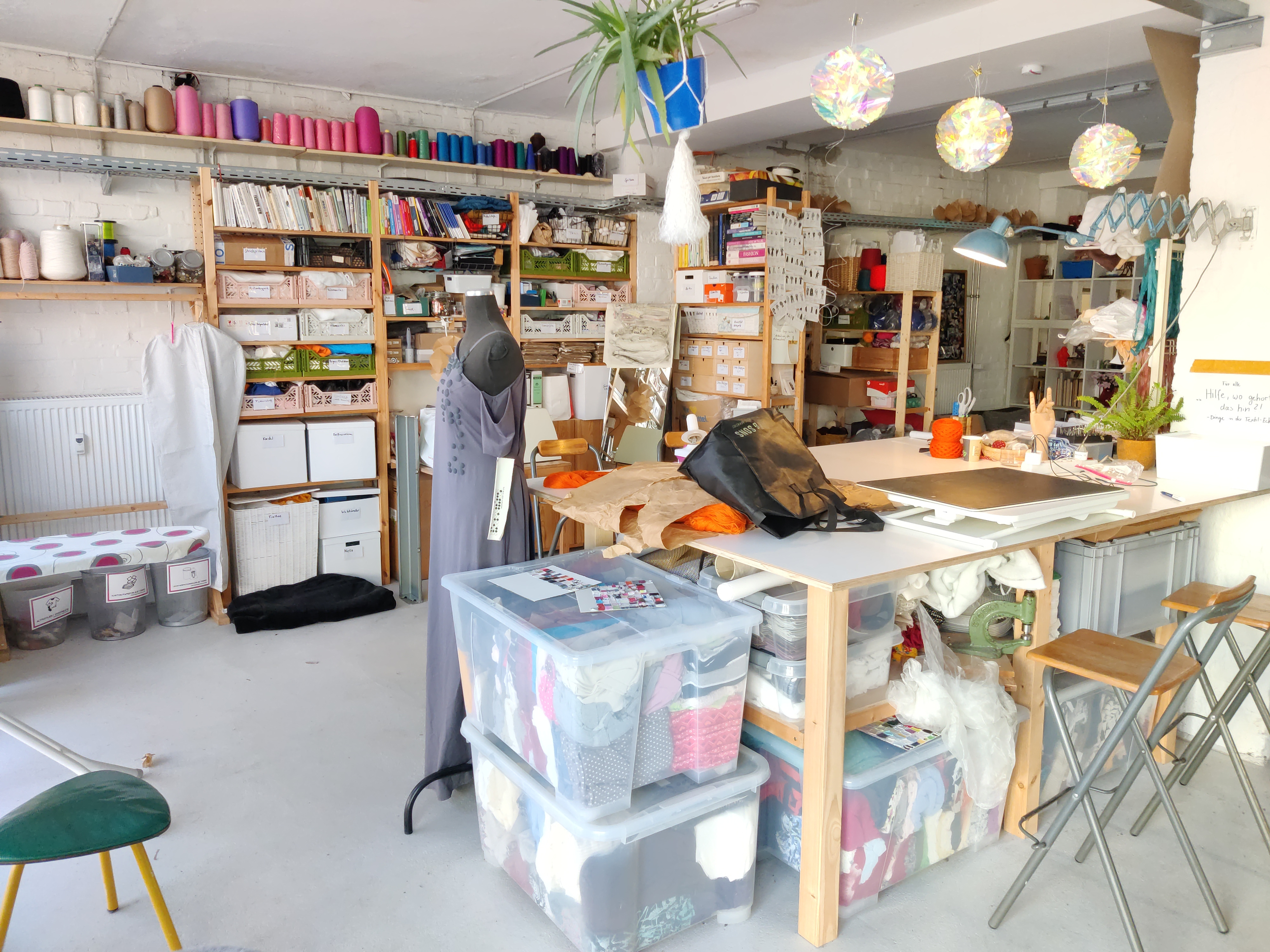 Rich materials - well sorted and labeled